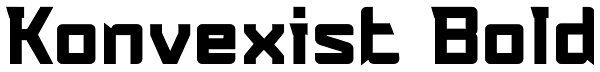 Konvexist Bold Font