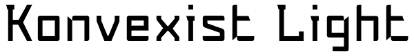 Konvexist Light Font