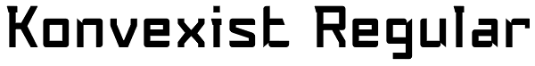 Konvexist Regular Font