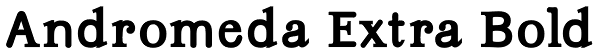 Andromeda Extra Bold Font