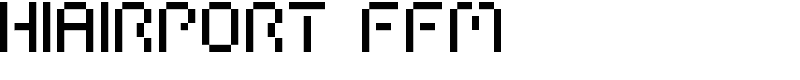 HIAIRPORT FFM Font