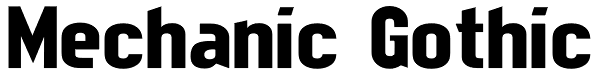 Mechanic Gothic Font