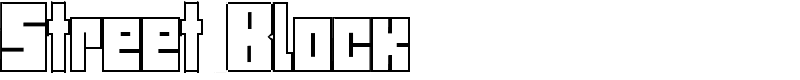 Street Block Font