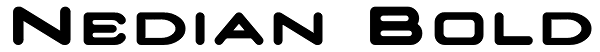 Nedian Bold Font