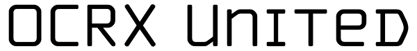 OCRX United Font