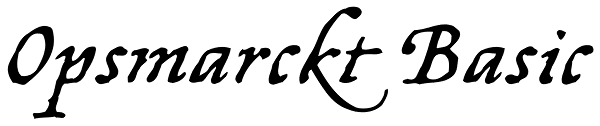 Opsmarckt Basic Font