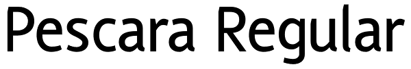 Pescara Regular Font