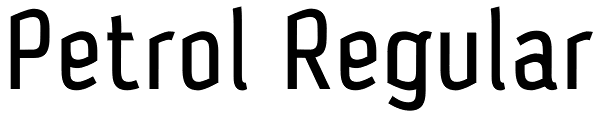 Petrol Regular Font