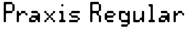 Praxis Regular Font