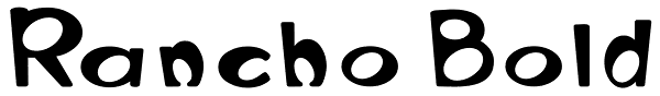 Rancho Bold Font