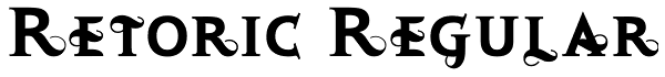 Retoric Regular Font