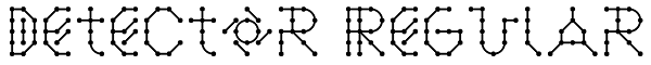 Detector Regular Font