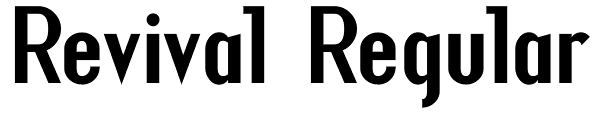 Revival Regular Font