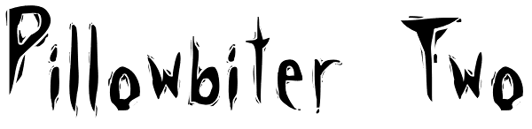 Pillowbiter Two Font