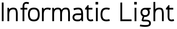 Informatic Light Font