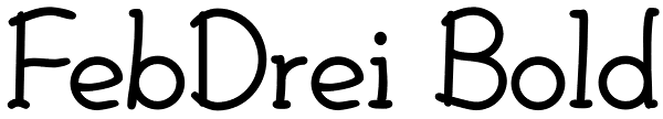 FebDrei Bold Font