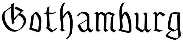 Gothamburg Font