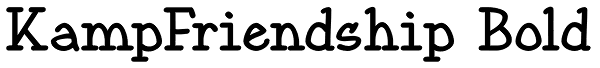 KampFriendship Bold Font