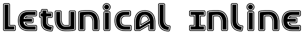 Letunical Inline Font