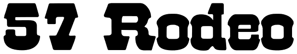 57 Rodeo Font