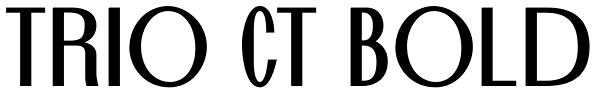 Trio CT Bold Font