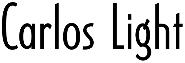 Carlos Light Font