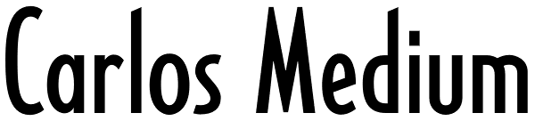 Carlos Medium Font