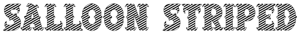 Salloon Striped Font