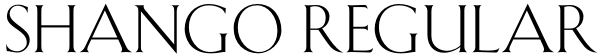 Shango Regular Font