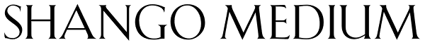 Shango Medium Font