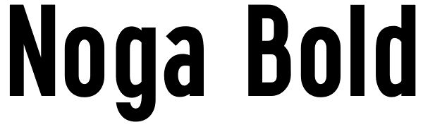 Noga Bold Font