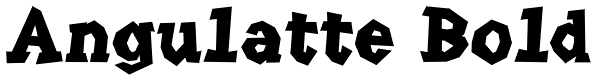 Angulatte Bold Font