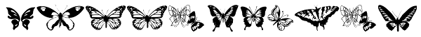 Butterflies Font