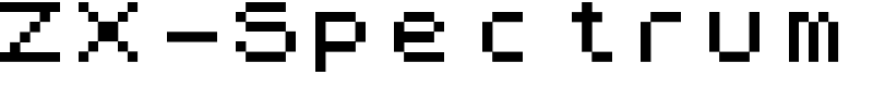 ZX-Spectrum Font