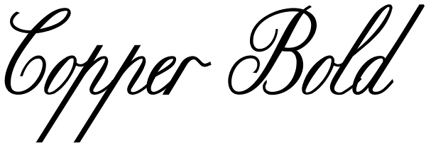 Copper Bold Font