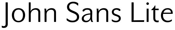 John Sans Lite Font