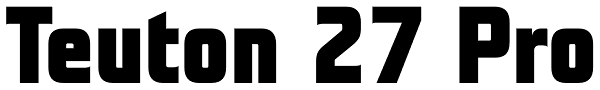 Teuton 27 Pro Font