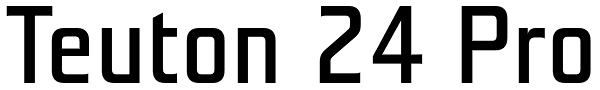 Teuton 24 Pro Font