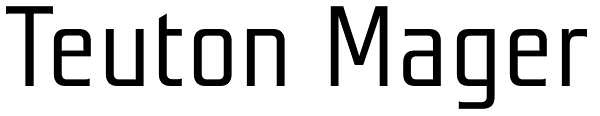 Teuton Mager Font