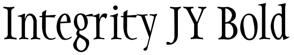 Integrity JY Bold Font