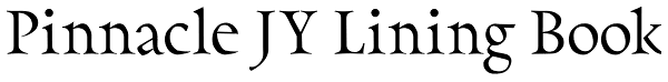 Pinnacle JY Lining Book Font