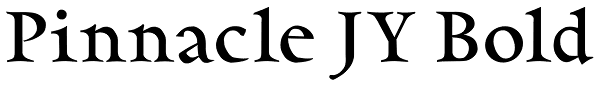 Pinnacle JY Bold Font