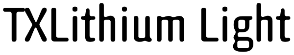 TXLithium Light Font