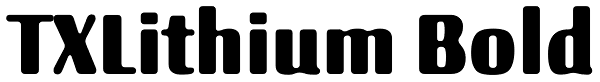 TXLithium Bold Font