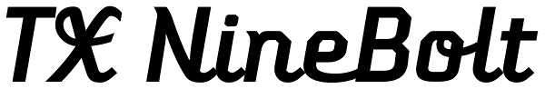 TX NineBolt Font