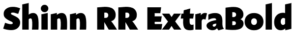 Shinn RR ExtraBold Font