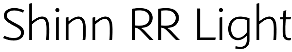 Shinn RR Light Font