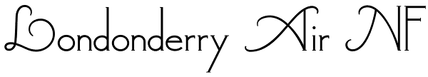 Londonderry Air NF Font