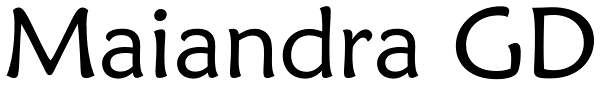 Maiandra GD Font