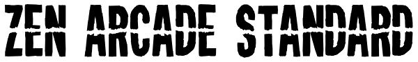 Zen Arcade Standard Font